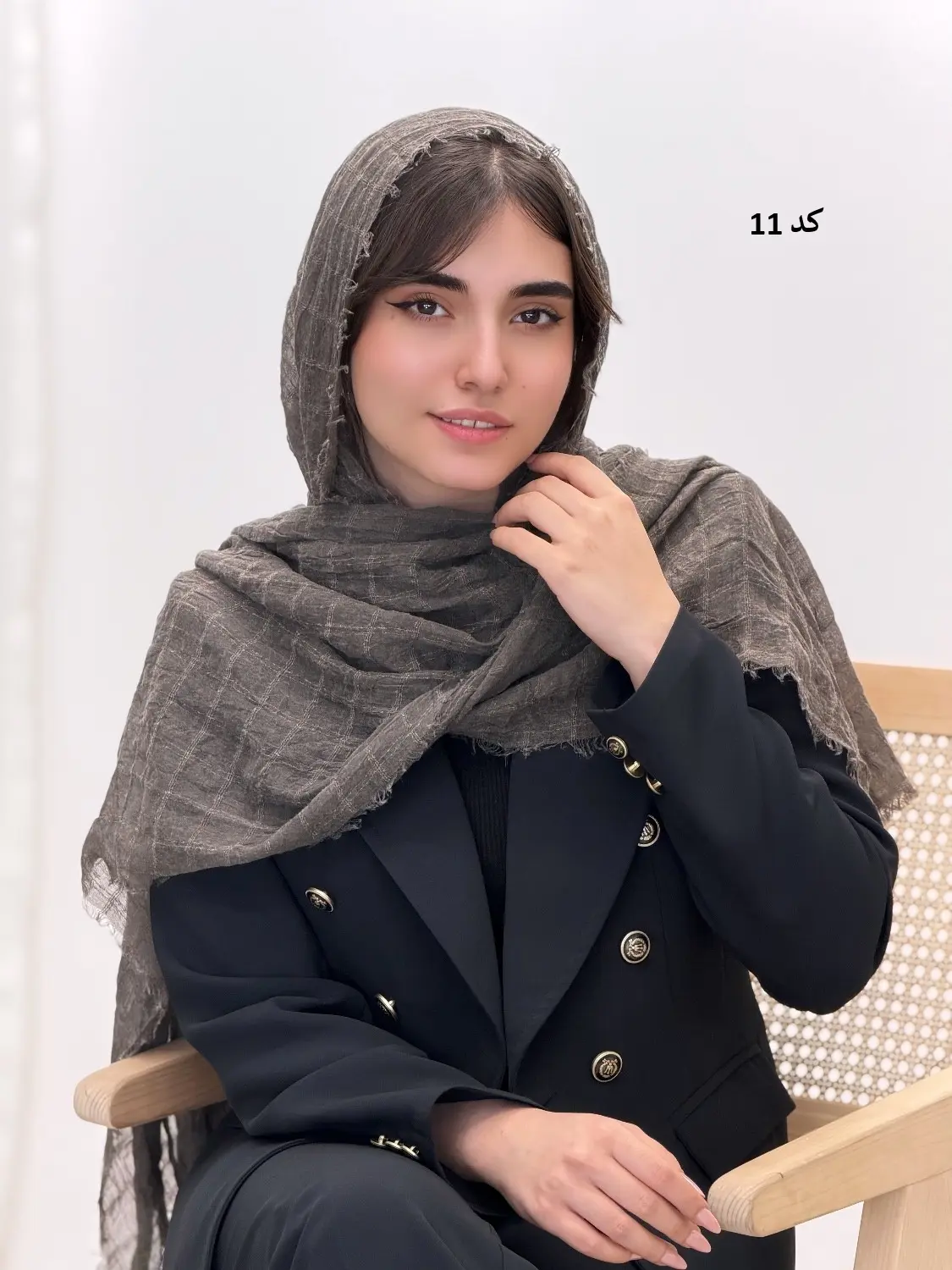 4610-شال کنفی گندم